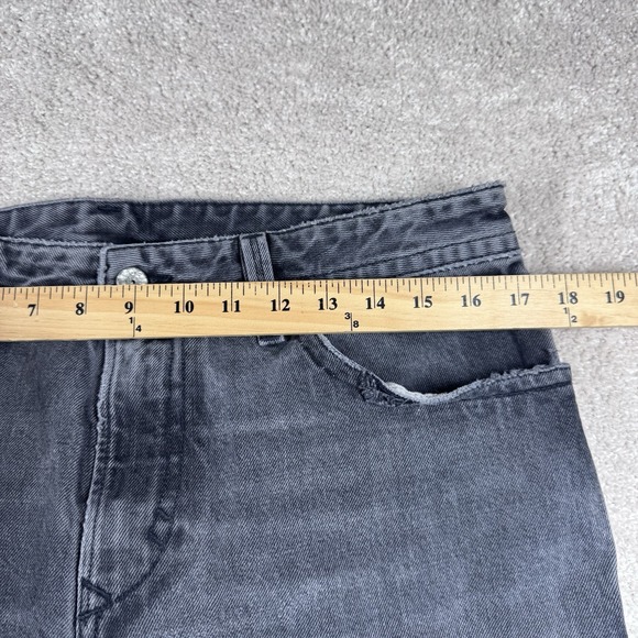 Diesel Thavar Jeans Mens Size 34x28 Gray Denim Slim Skinny Distressed Faded Y2K - Picture 9 of 10